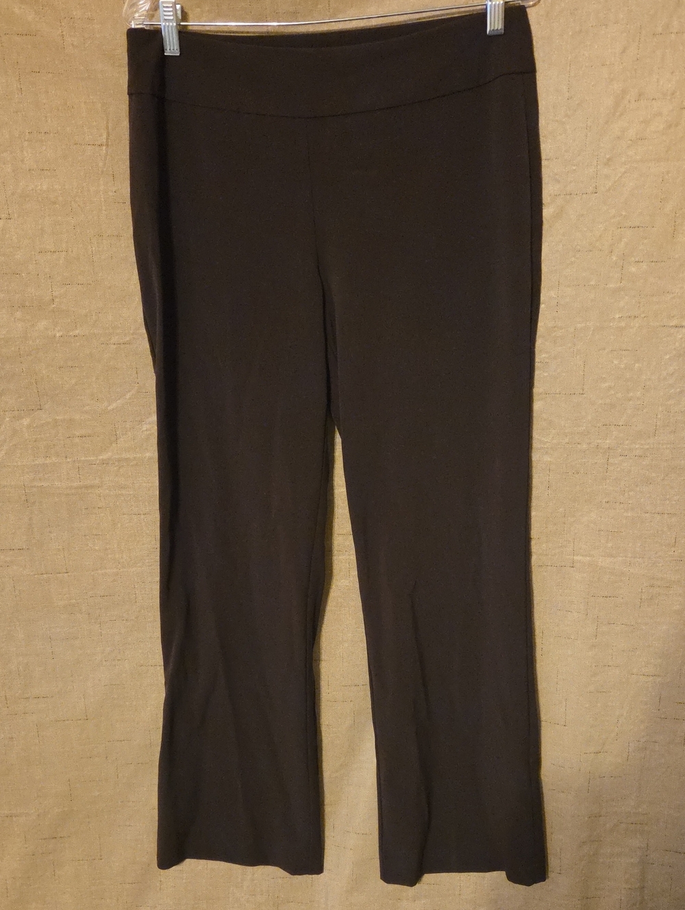Roz & Ali Dark Brown Bootcut Stretch Pants